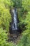 Waterfall Cascade du Sartre near Cheylade, region Auvergne, Cantal, France