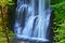 Waterfall cascading in Lower South Falls in Silver Falls State Park