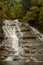 Waterfall cascading over the rocks in state park