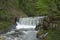 Waterfall in the Caucasus reserve