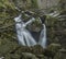 Waterfall of Cerny creek in Jizerske mountains