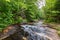 Waterfall by Chapel Beach in Pictured Rocks National Lakeshore