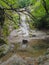 Waterfall in Cheile Borzesti nature, Transylvania