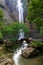 Waterfall in China in Shimendong