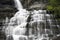 Waterfall close up in Norway fjord