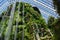 Waterfall in Cloud Forest Dome at Gardens by the Bay, Singapore, Asia