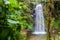 Waterfall in a cloud forest near Boquete, Panama. Accessible by Lost Waterfalls hiking trai