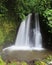 Waterfall in costa rica forest