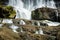 Waterfall, countryside landscape in a village in Cianjur, Java, Indonesia