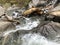 Waterfall on the creek Ri di Crois, Piano di Peccia The Maggia Valley or Valle Maggia or Maggiatal