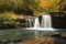 Waterfall on Deckers Creek near Masontown WV