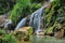 Waterfall El- Nicho in Cuba in the jungle natioanl park