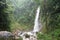 Waterfall `El Tirol` near the town of San Ramon, Chanchamayo, Junin, Peru