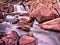 Waterfall in Eldorado Canyon State Park, Colorado