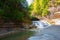 Waterfall in Enfield Glen, Robert E Treman State Park, New York