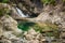 Waterfall at the Fairy Pools on the Isle of Skye in Scotland