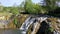 Waterfall in Farnese VT. Cascate.