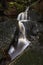 Waterfall flowing over the rocks in Brisbane Water National Park