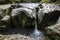 Waterfall of Fosso Castello in Soriano Chia