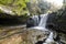 Waterfall of Fosso Castello in Soriano Chia