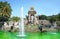 Waterfall and fountain of Parc de la Ciutadella, Barcelona