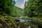 Waterfall in a French forest