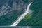Waterfall Friaren in Geiranger fjord