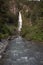 Waterfall at the General Carrera Lake, Chile