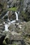 Waterfall at Gordale scar Yorkshire UK