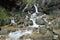 Waterfall at Gordale scar Yorkshire UK