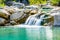 Waterfall in a Goynuk canyon. Antalya province, Turkey