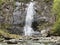 Waterfall Grande or Cascata di Bignasco or cascata Grande, Bignasco The Maggia Valley or Valle Maggia or Maggiatal