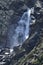 Waterfall in the Greater Caucasus range, Shahdag National Park, Azerbaijan