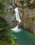 Waterfall on a green creek