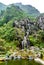 Waterfall at Hang Mua Cave at Trang An, Vietnam