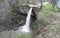 Waterfall after heavy rains