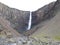 The waterfall Hengifoss