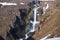 Waterfall of the Hikikal river, Putorana Plateau, Russia, Siberia