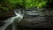 Waterfall in Holywell Dene.