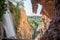 Waterfall of Horsetail at Monasterio de Piedra