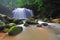 Waterfall in the jungle of borneo
