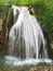 Waterfall Jur-Jur in Crimea full hight beautiful water strings landscape