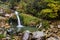 Waterfall Kamianka. Cascade.
