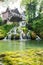 Waterfall on Korana river in village of Rastoke. Near Slunj in Croatia.