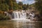 Waterfall in Krka National Park, famous Skradinski buk, Croatia, amazing nature landscape