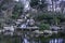 The waterfall at Kyoto Gardens, Kensington