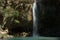 Waterfall La Cangreja in Rincon de la Vieja National Park near Curubande in Costa Rica