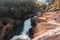 Waterfall landscape on Koh Phangan island