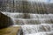 The waterfall landscape at Samundar Katha lake in Nathia Gali, Abbottabad