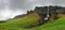 Waterfall landscape, south east Iceland - panorama